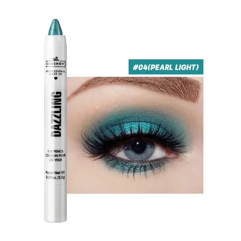 Pure Elegance | 12 Colors Pearlescent Eyeshadow Pencil Waterproof Long Lasting Glitter Shimmer Eye Shadow Pen Eyeliner Stick Eyes Makeup Tools 04