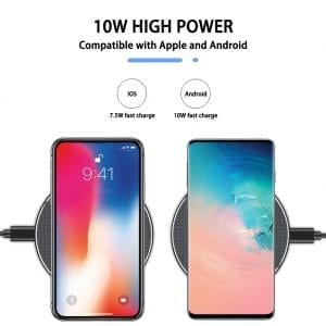 Pure Elegance | 15W Fast Wireless Charger | Ultra-Slim Metal Charging Pad