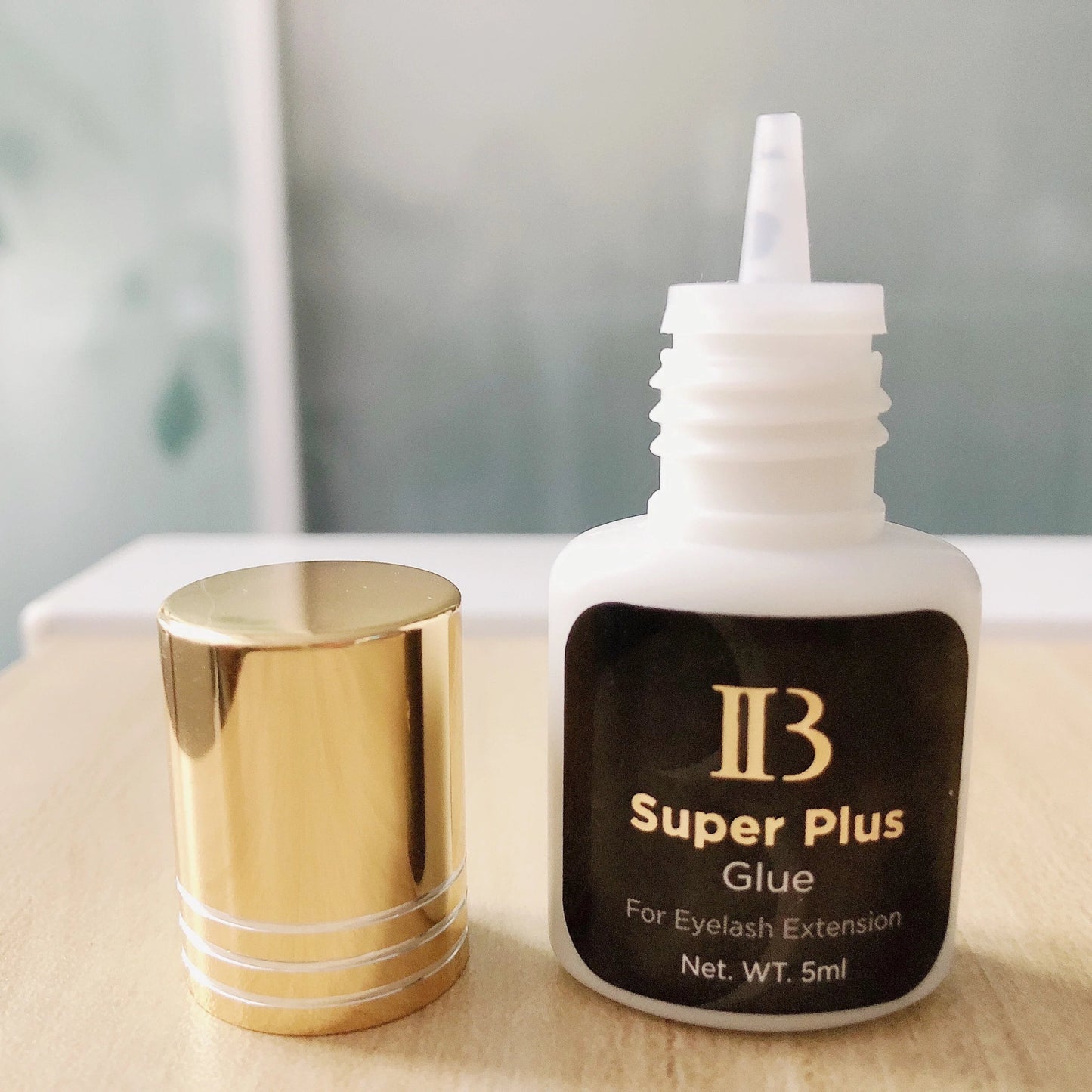 Pure Elegance | 5ml IB Super Plus Glue for Eyelash Extensions IBeauty Gold Cap Black Glue Original Korea Fast Drying Adhesive Makeup Tools Shop CHINA