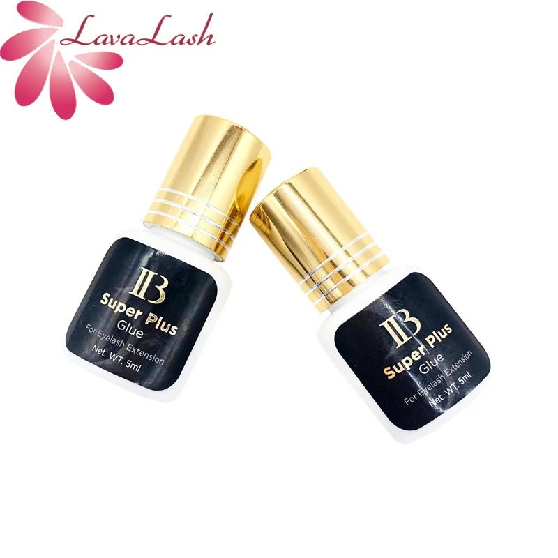 Pure Elegance | 5ml IB Super Plus Glue for Eyelash Extensions IBeauty Gold Cap Black Glue Original Korea Fast Drying Adhesive Makeup Tools Shop