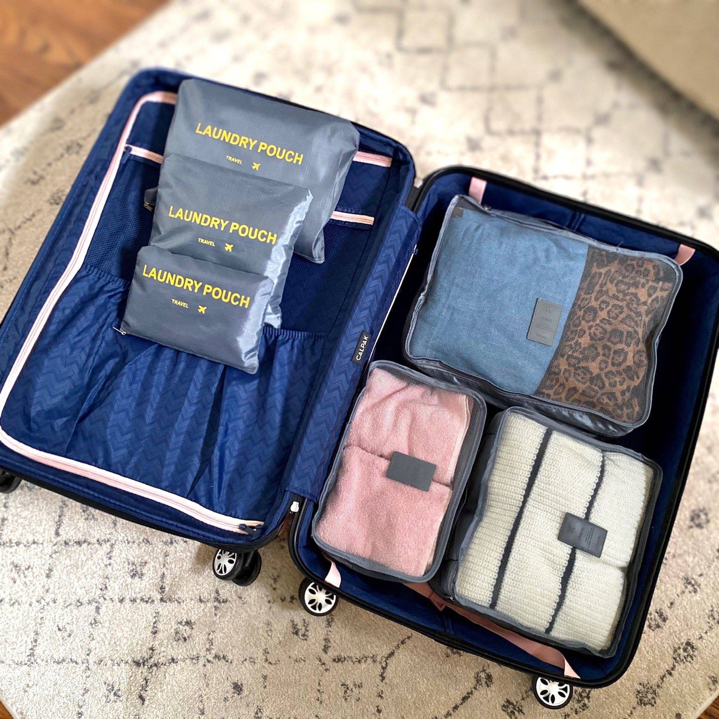 Pure Elegance | 6 Piece Travel Organizer