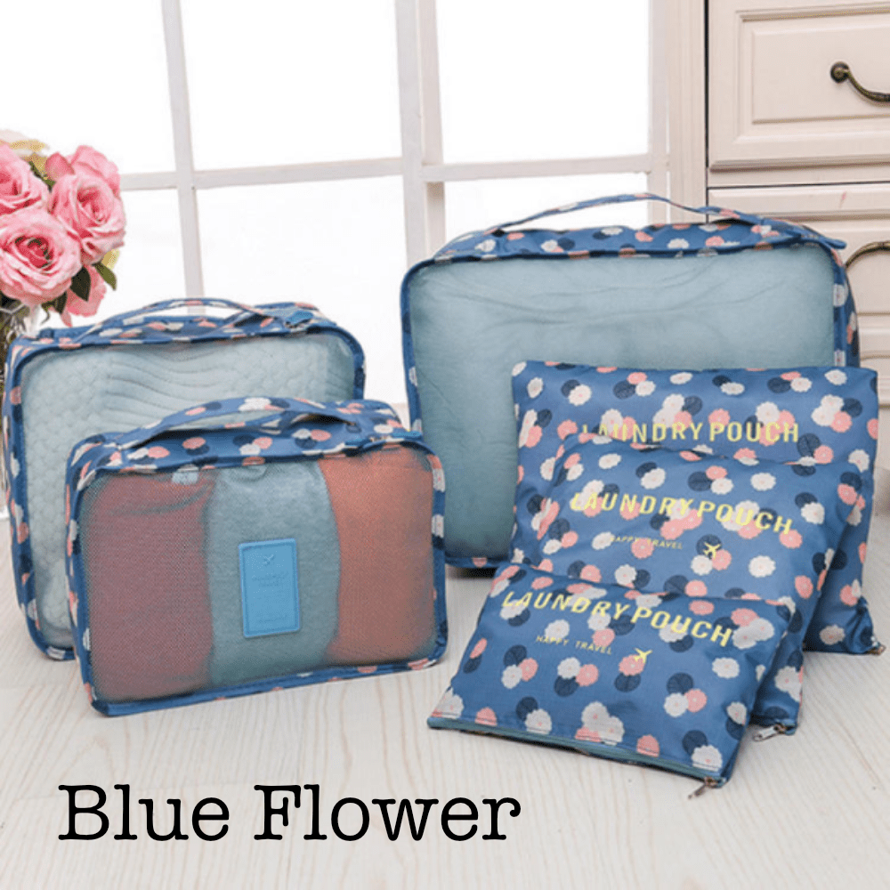 Pure Elegance | 6 Piece Travel Organizer