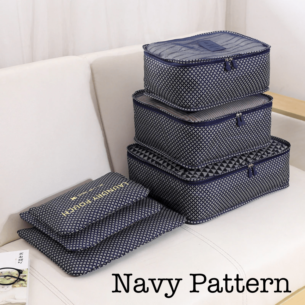 Pure Elegance | 6 Piece Travel Organizer