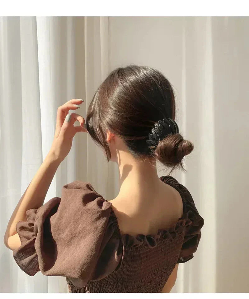 Pure Elegance | Bird Nest Shaped Ponytail Hair Clip β Magic Lazy Braider Hairpin for Women