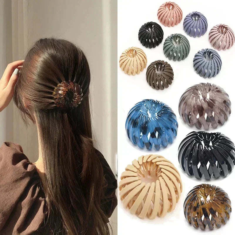 Pure Elegance | Bird Nest Shaped Ponytail Hair Clip β Magic Lazy Braider Hairpin for Women