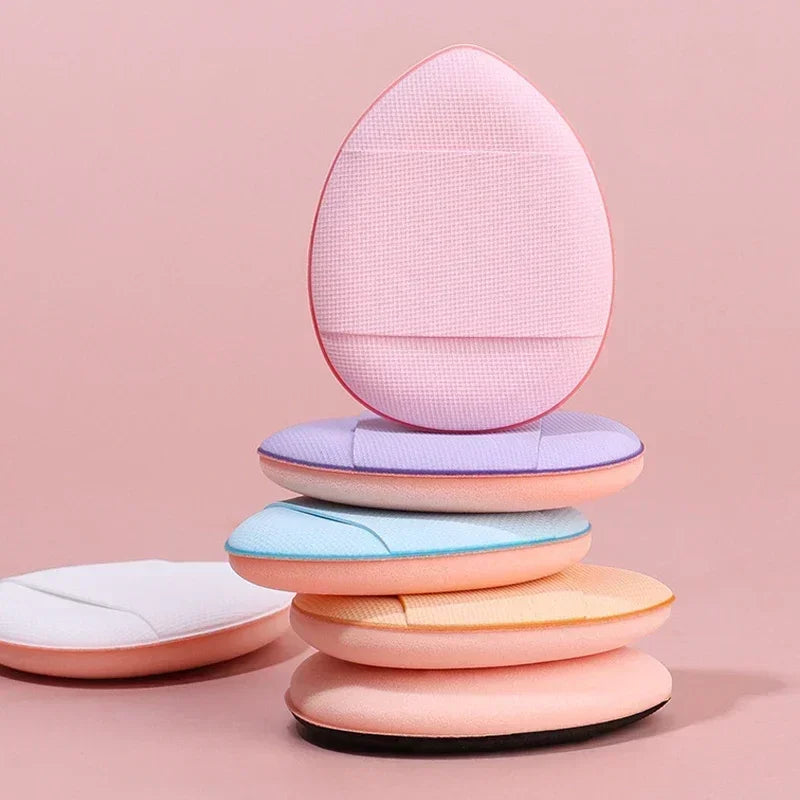 Pure Elegance | 10Pcs Mini Finger Puff Foundation Small Air Cushion Powder Sponge Face Concealer BB Cream Cosmetic Applicator Makeup Tools