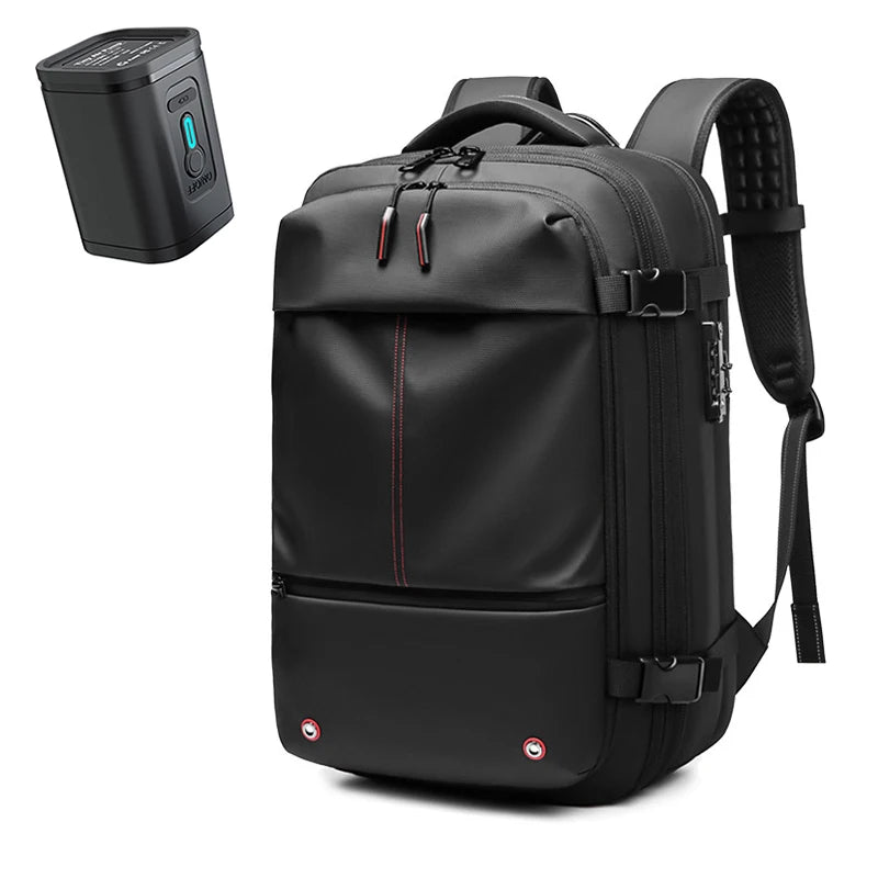 Pure Elegance | 17 Inch Laptop Travel Backpack | Vacuum Compression & Anti-Theft black-Pumps