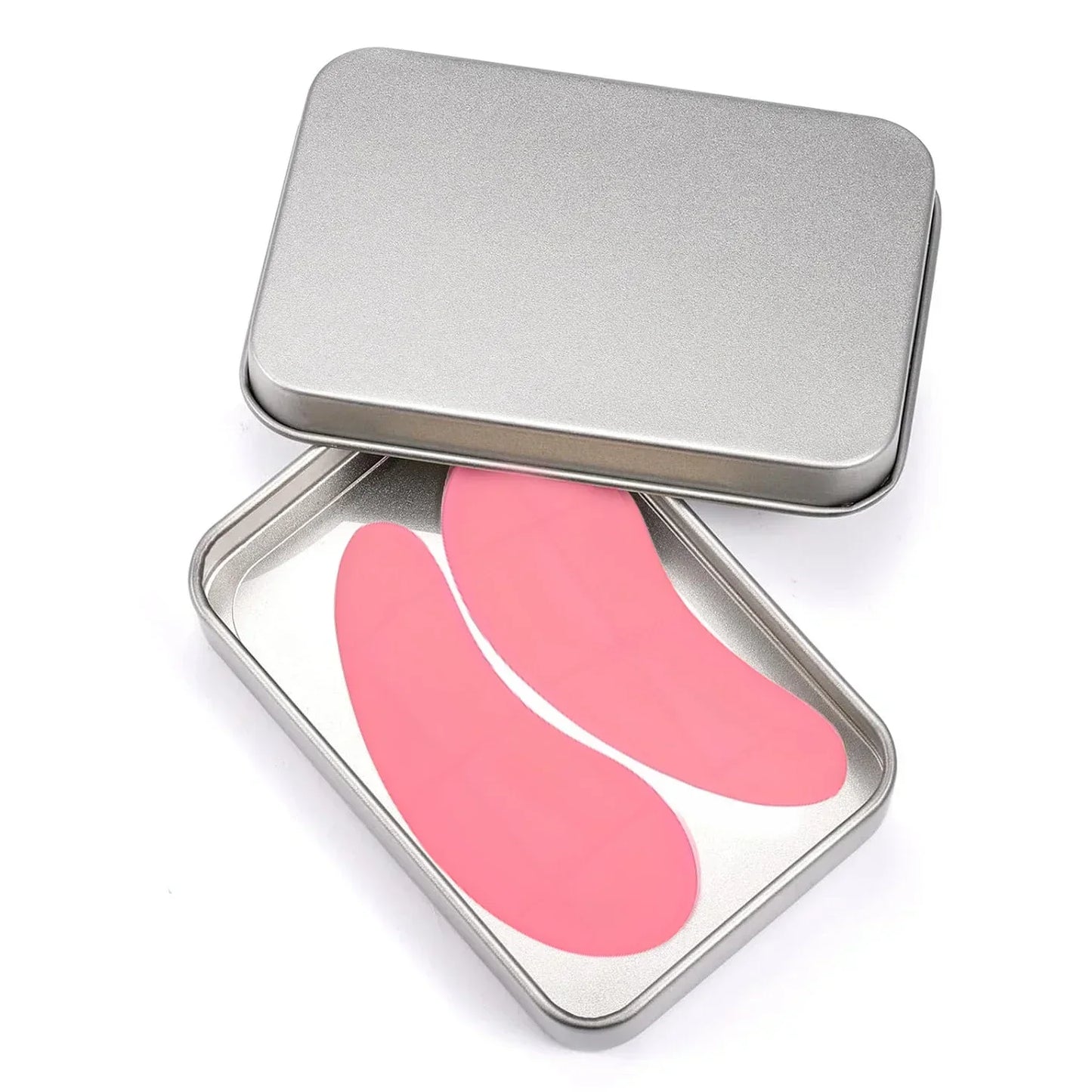 Pure Elegance | 3 Pairs Reusable Silicone Eye Pads with box Stripe Lash Lift Eyelash Extension Hydrogel Patches Under Eye Gel Patch Makeup Tools 3Pairs pad-Pink