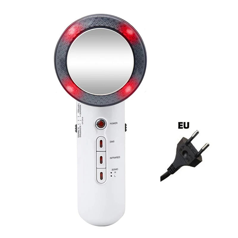 Pure Elegance | Personal Care Beauty Device Skin Tightening Beauty Device Heating Infrared Light Anti-aging Beauty Device Silver