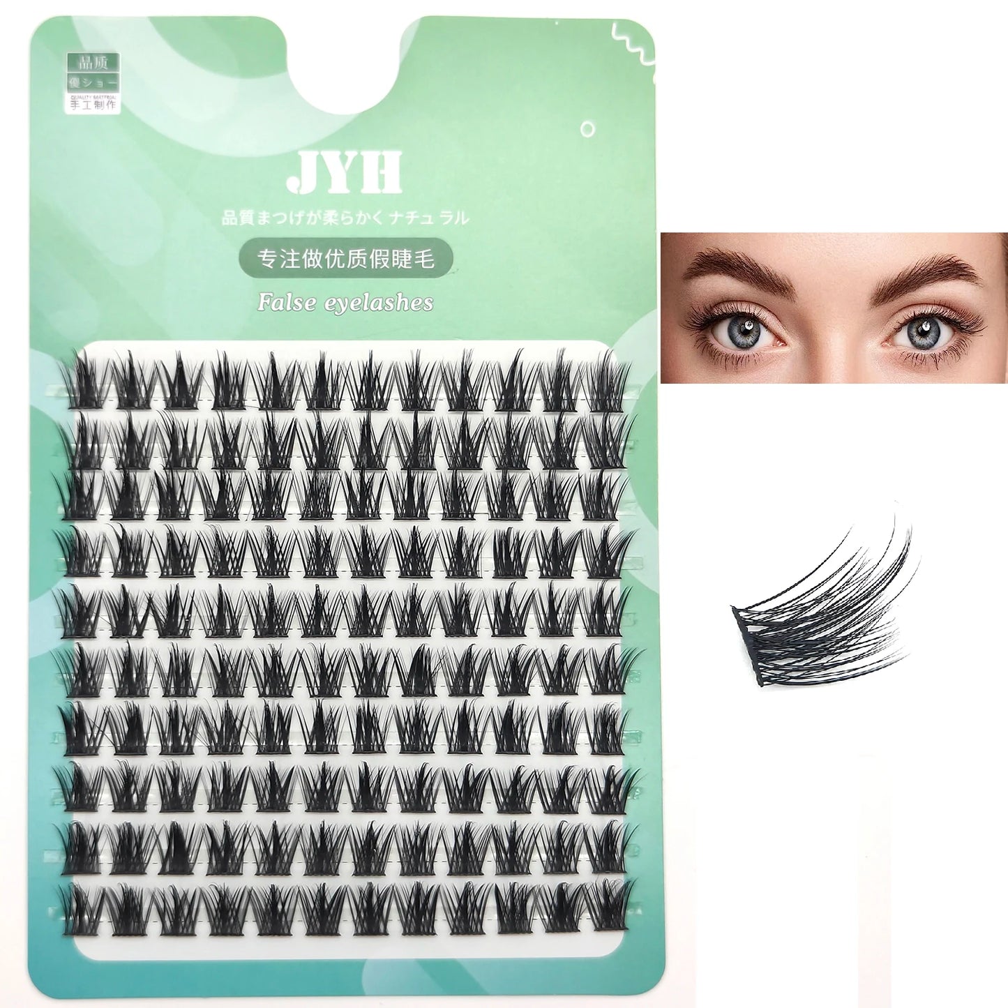 Pure Elegance | ADIYA Segmented False Eyelash Extension DIY Natural Cluster Lash Makeup Tools Soft Easy to Operate Eyelashes Free Shipping xuehua C