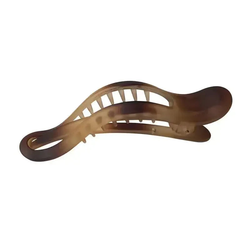 Pure Elegance | Plastic Duckbill Clip Seamless Hair Claws for Women Girls Hair Crab Clamps Face Wash Hairpin Hair Accessories Candy Color 11.5cm