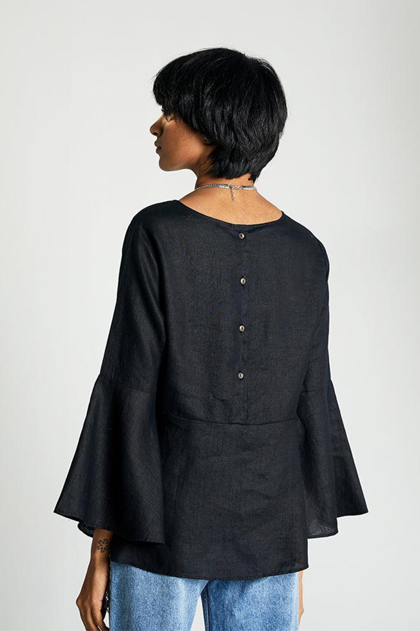 Pure Elegance | The Button Back Shirt