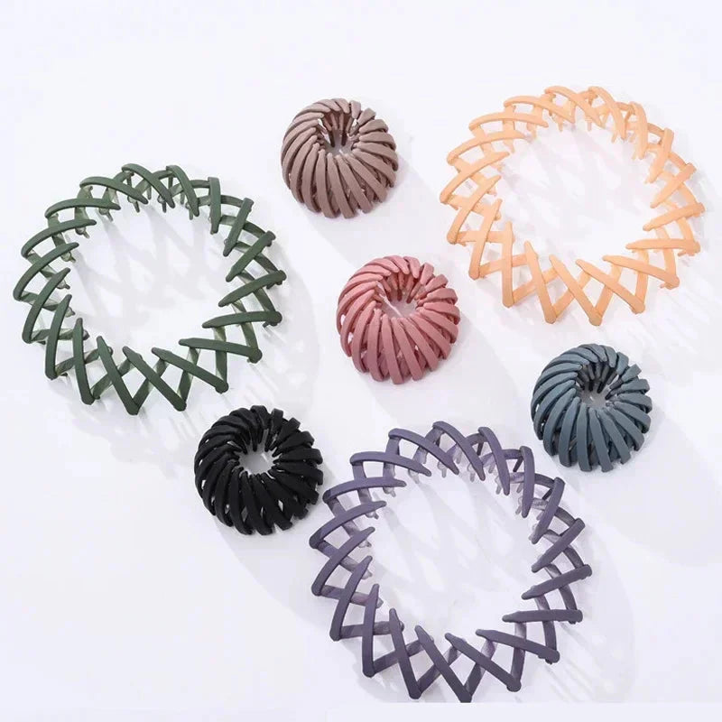Pure Elegance | Bird Nest Shaped Ponytail Hair Clip β Magic Lazy Braider Hairpin for Women