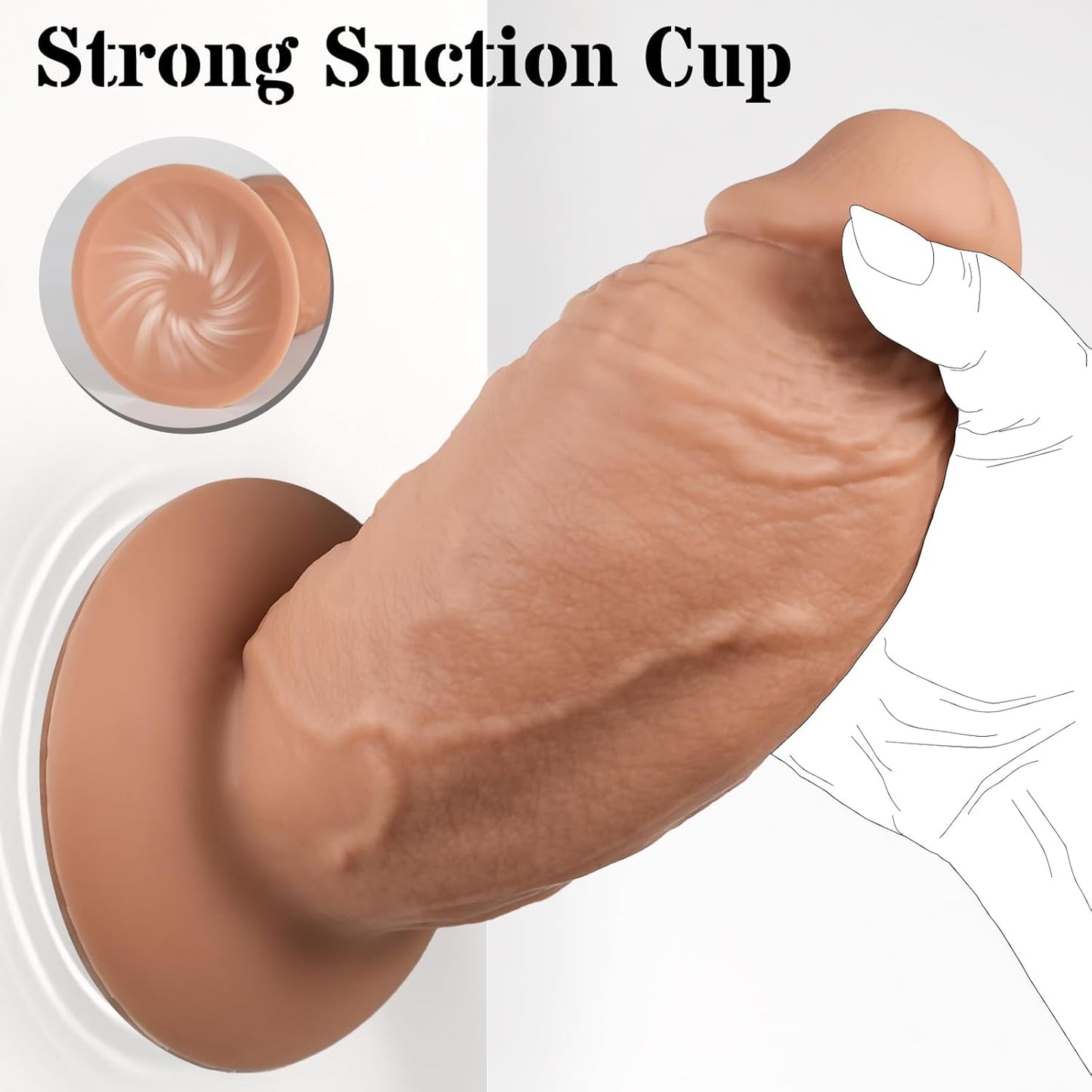 Pure Elegance | EclipseLust 3.8'' Diameter Thick Dildo