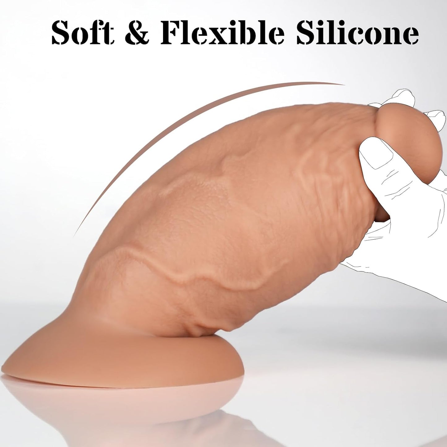 Pure Elegance | EclipseLust 3.8'' Diameter Thick Dildo