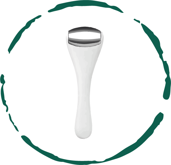 Pure Elegance | Eye & Face Ice Roller | Stainless Steel Massager for Skin