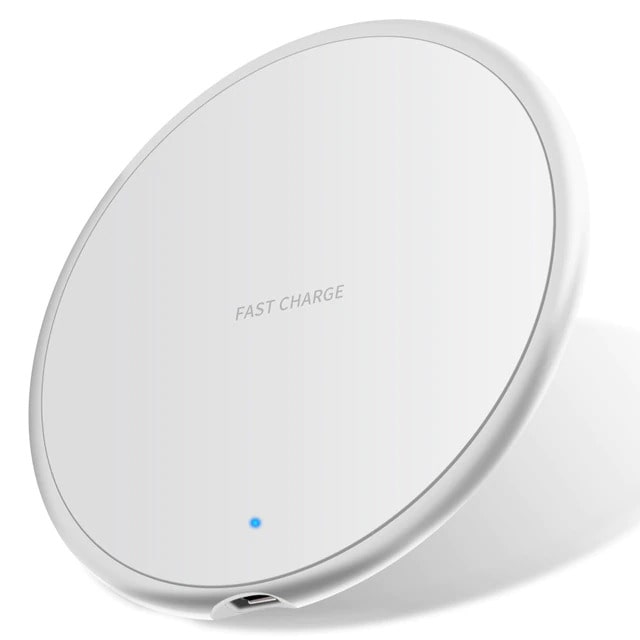 Pure Elegance | 15W Fast Wireless Charger | Ultra-Slim Metal Charging Pad