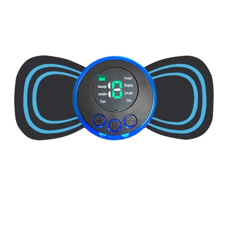 Pure Elegance | Intelligent Mini Electric Neck Massager Charging Portable Shoulder and Neck Neck Massage Patch with Multiple Adjustable Levels black