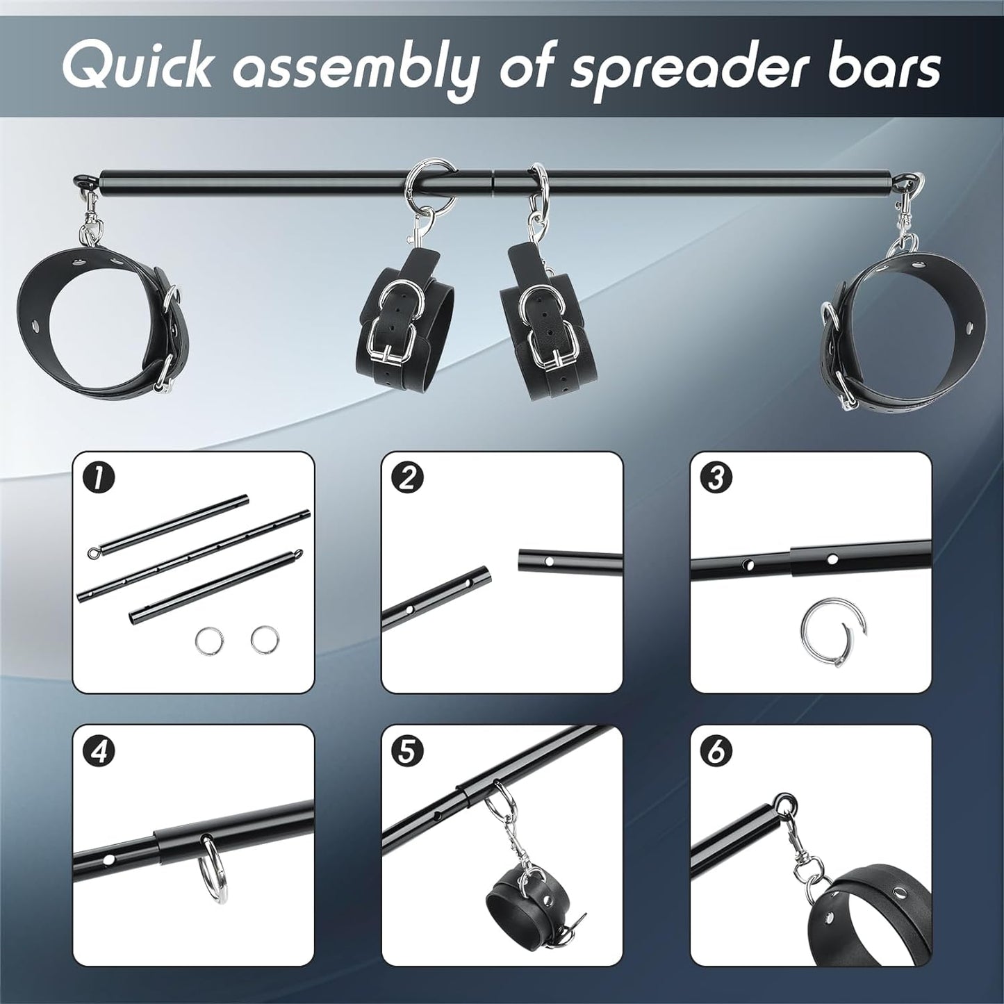 Pure Elegance | Intimate Couples Bondage Restraint Set