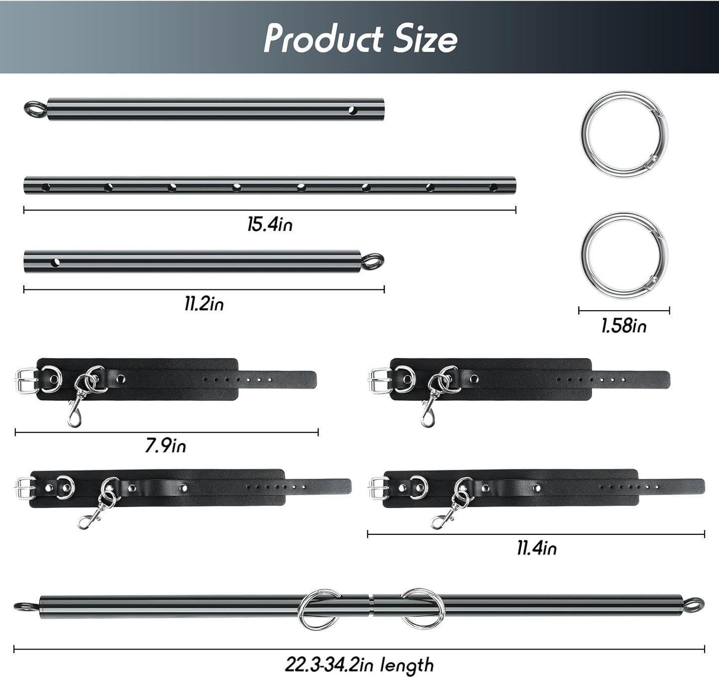 Pure Elegance | Intimate Couples Bondage Restraint Set