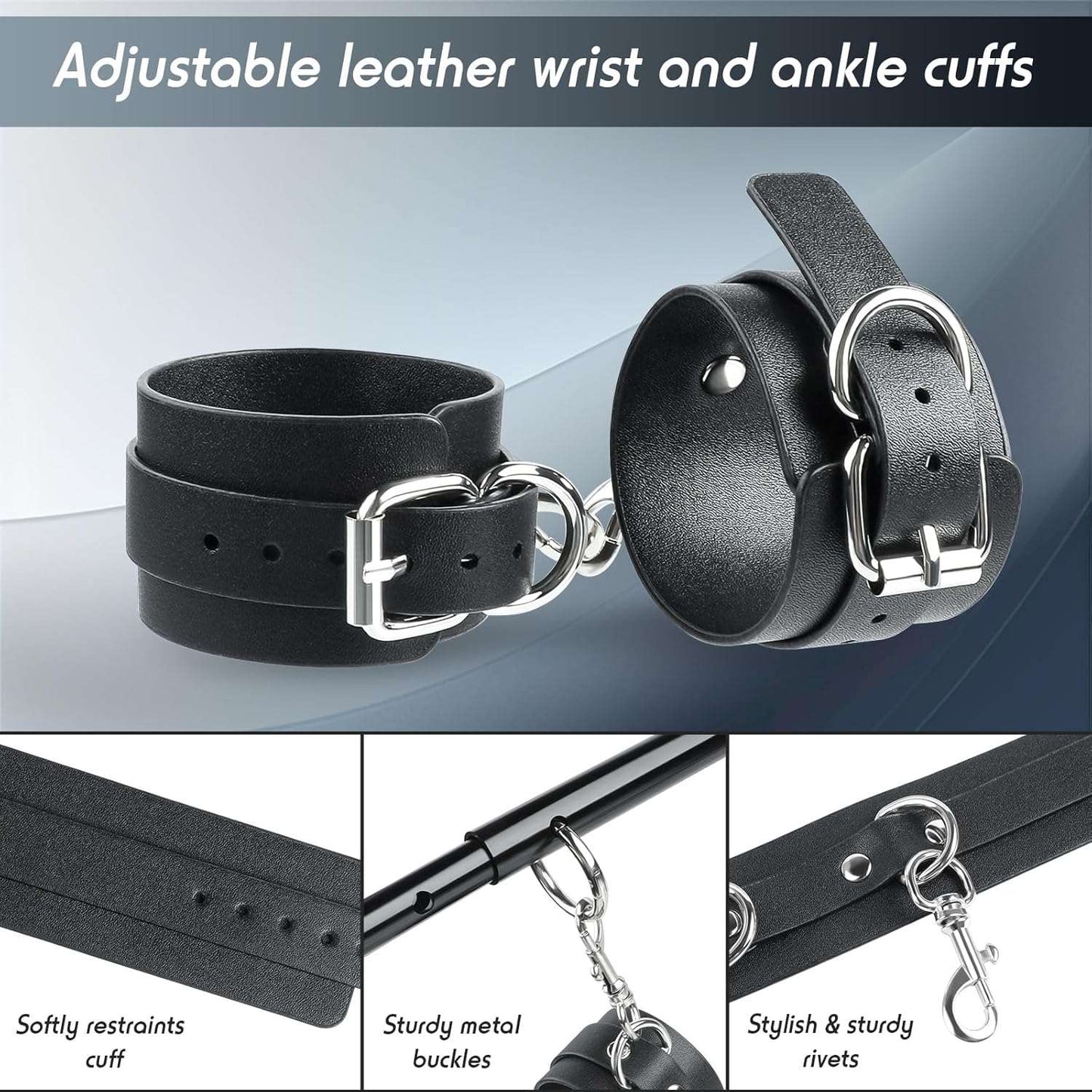 Pure Elegance | Intimate Couples Bondage Restraint Set