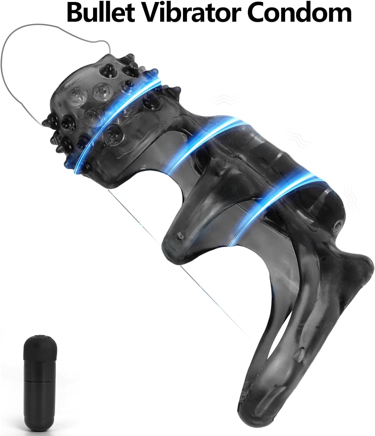 Pure Elegance | PulseLoop Bullet Vibrator Penis Sleeve