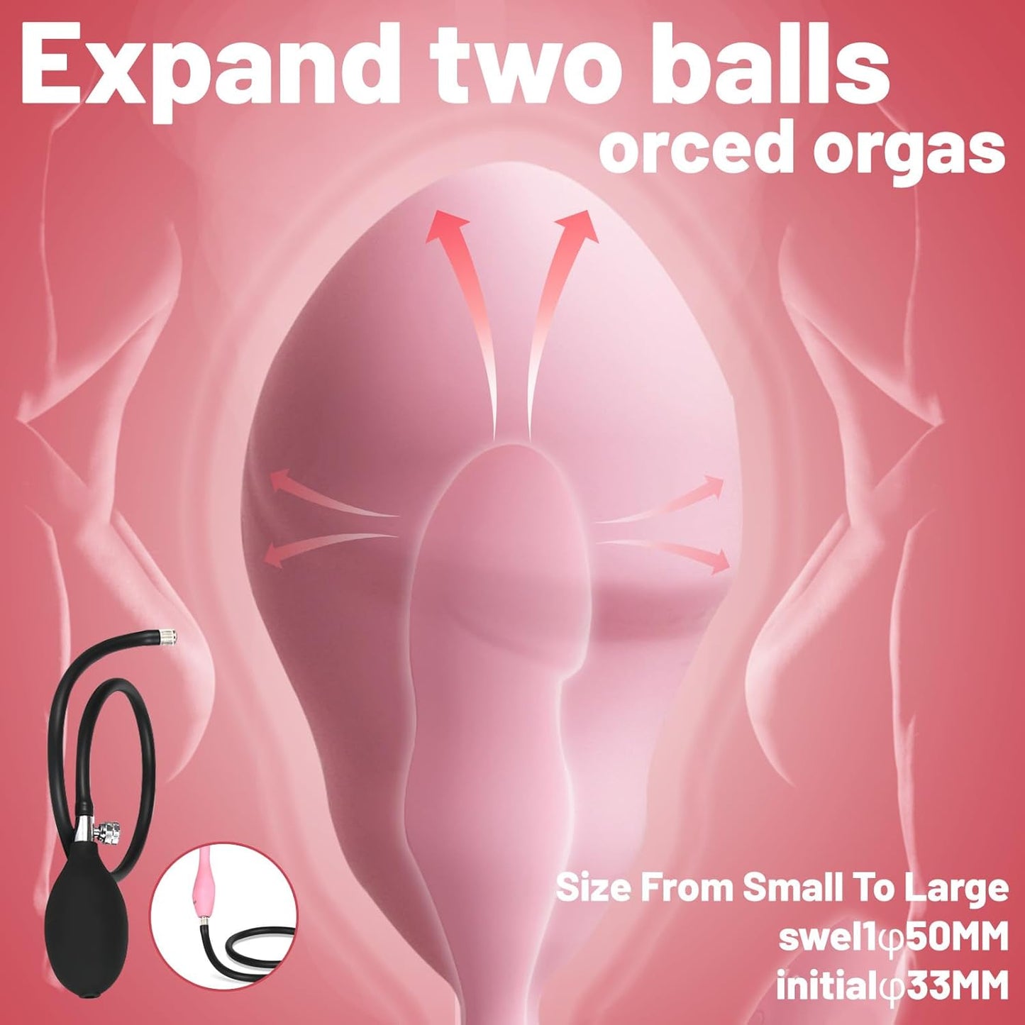 Pure Elegance | StellarRush Remote Control Inflatable Vibrator