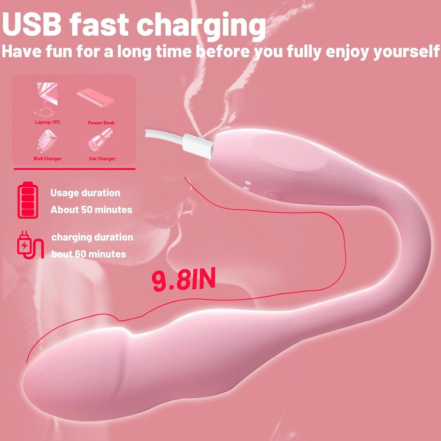 Pure Elegance | StellarRush Remote Control Inflatable Vibrator