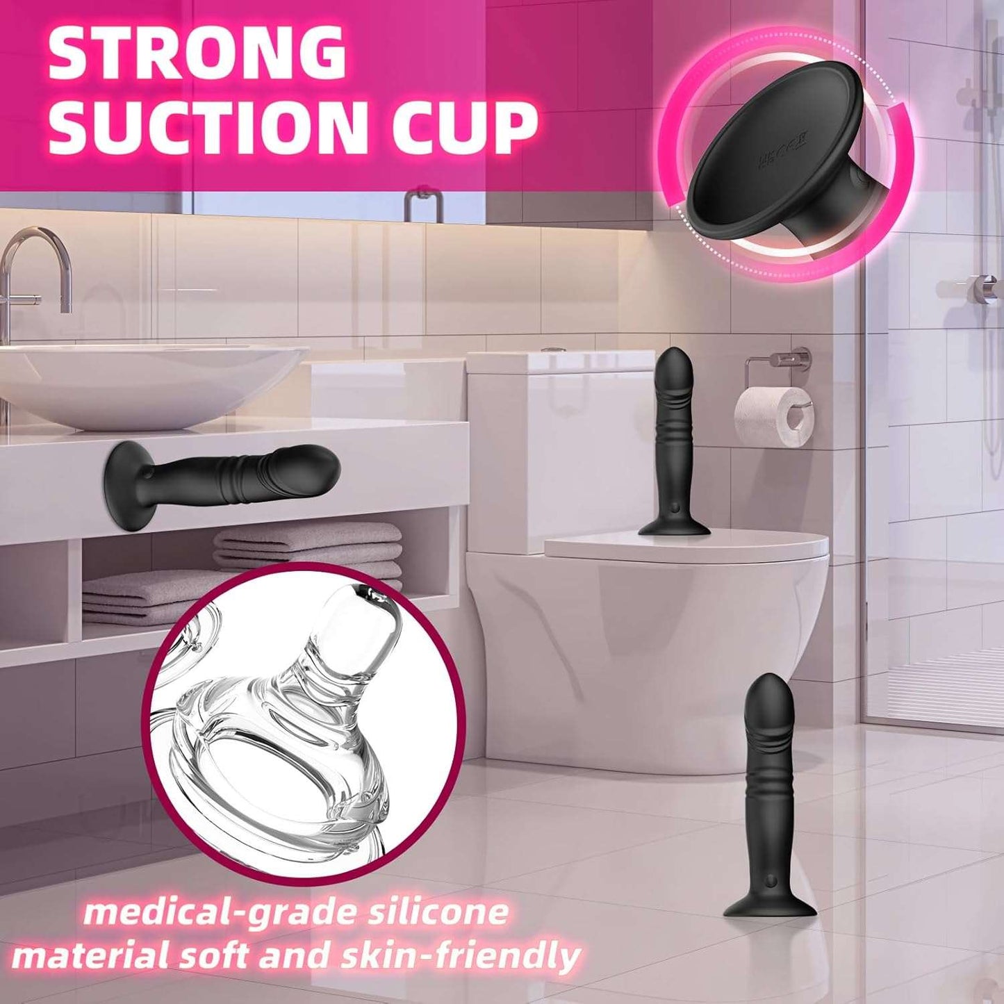 Pure Elegance | Thrusting Anal Plug Dildo Vibrator