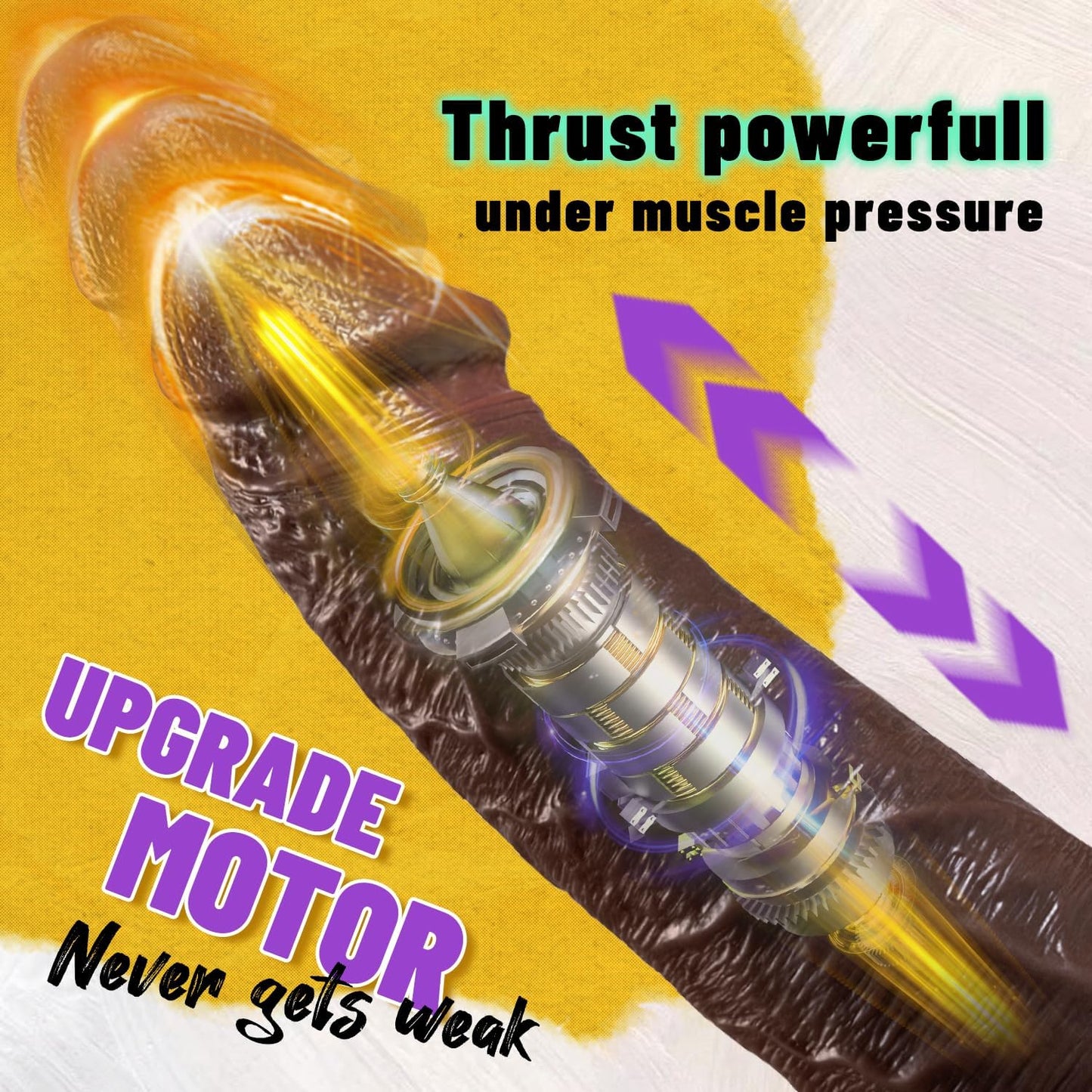 Pure Elegance | TitanCore 10.43" Thrusting Dildo Vibrator