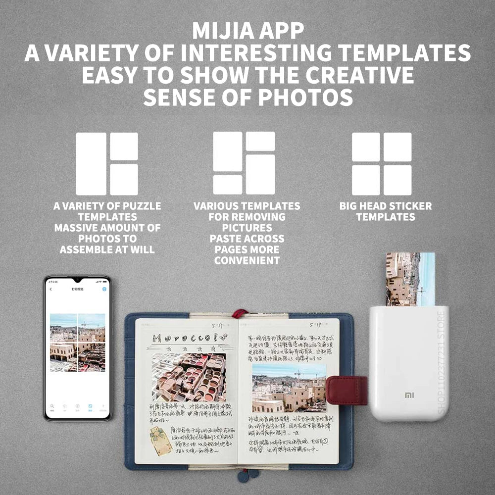 Pure Elegance | Xiaomi AR Photo Printer | Portable & Pocket-Sized