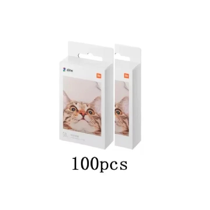 Pure Elegance | Xiaomi AR Photo Printer | Portable & Pocket-Sized Photo Paper 100pcs