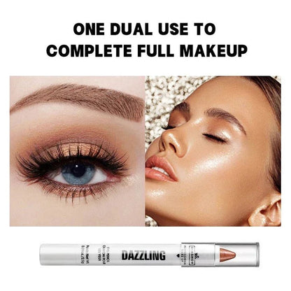 Pure Elegance | 12 Colors Pearlescent Eyeshadow Pencil Waterproof Long Lasting Glitter Shimmer Eye Shadow Pen Eyeliner Stick Eyes Makeup Tools