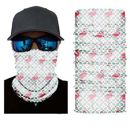 Pure Elegance | 3D Printed Christmas Turban Face Neck Warmer Seamless Scarf Bandana Outdoor Sport Sun Protection Ski Mask Santa Claus Tree D3-93