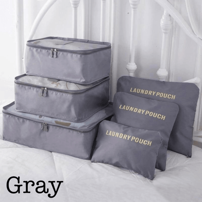 Pure Elegance | 6 Piece Travel Organizer