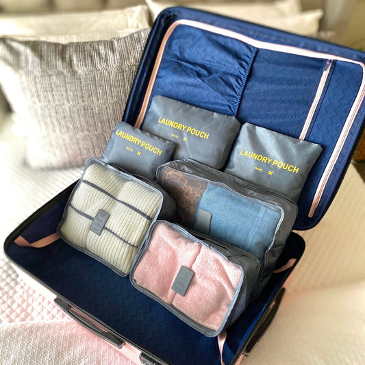Pure Elegance | 6 Piece Travel Organizer