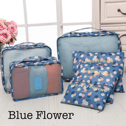 Pure Elegance | 6 Piece Travel Organizer