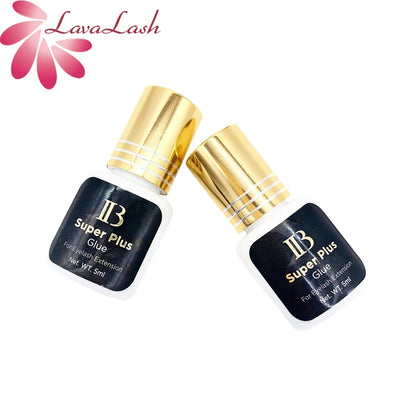 Pure Elegance | 5ml IB Super Plus Glue for Eyelash Extensions IBeauty Gold Cap Black Glue Original Korea Fast Drying Adhesive Makeup Tools Shop