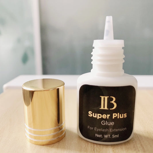 Pure Elegance | 5ml IB Super Plus Glue for Eyelash Extensions IBeauty Gold Cap Black Glue Original Korea Fast Drying Adhesive Makeup Tools Shop CHINA