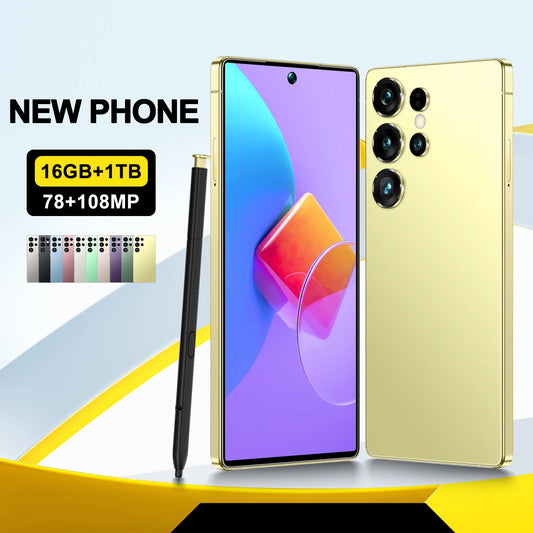 Pure Elegance | NEW Smartphone Original 16GB+1TB Qualcomm8 Gen2 7800mAh 78+108MP Dual SIM Dual Standby 5G Android14 Global version Phone