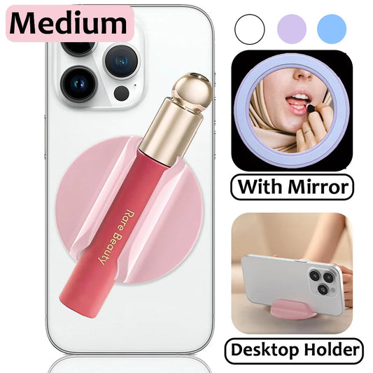 Pure Elegance | Grippopso Medium For Magsafe Cellphone Lipstick Holder Make Up Mirror Lip Blam Phone Stand Holder for IPhone Universal Bracket