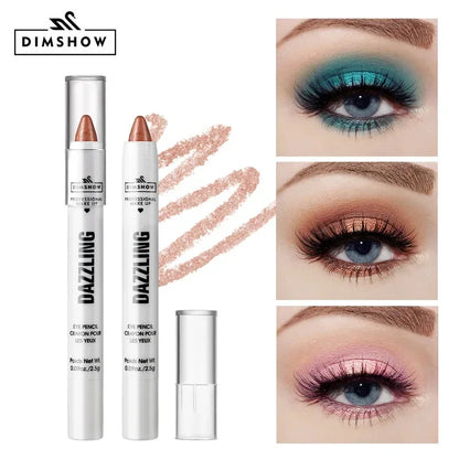 Pure Elegance | 12 Colors Pearlescent Eyeshadow Pencil Waterproof Long Lasting Glitter Shimmer Eye Shadow Pen Eyeliner Stick Eyes Makeup Tools