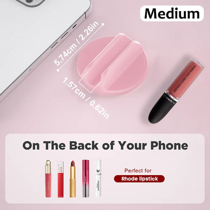 Pure Elegance | Grippopso Medium For Magsafe Cellphone Lipstick Holder Make Up Mirror Lip Blam Phone Stand Holder for IPhone Universal Bracket