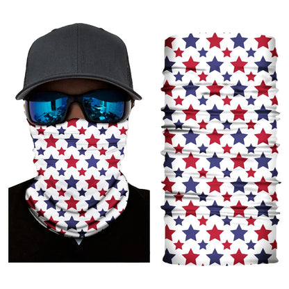 Pure Elegance | 3D Printed Christmas Turban Face Neck Warmer Seamless Scarf Bandana Outdoor Sport Sun Protection Ski Mask Santa Claus Tree D2-73