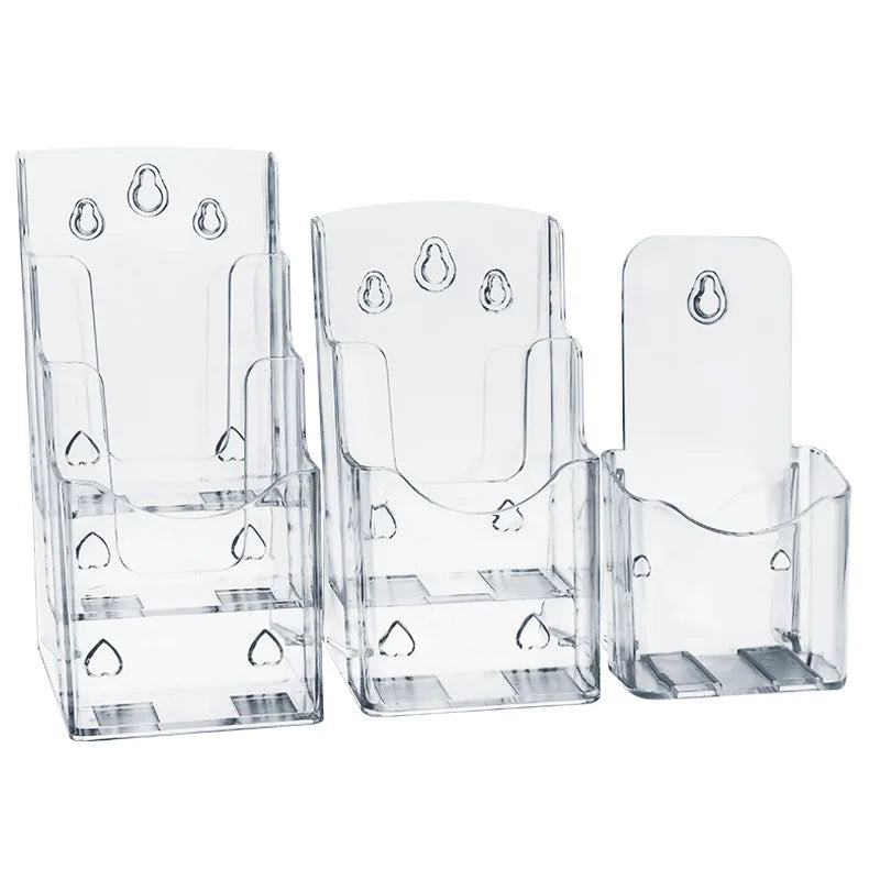 Pure Elegance | SKYSONIC Acrylic Layered Rack Storage Box Transparent Organizer Photocards, Stationerry,Make Up Sorting Hanging Holder Supplier