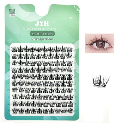 Pure Elegance | ADIYA Segmented False Eyelash Extension DIY Natural Cluster Lash Makeup Tools Soft Easy to Operate Eyelashes Free Shipping sanbuqu C