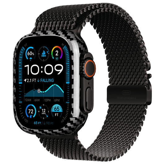 Pure Elegance | Apple Watch Real Carbon Fiber Case