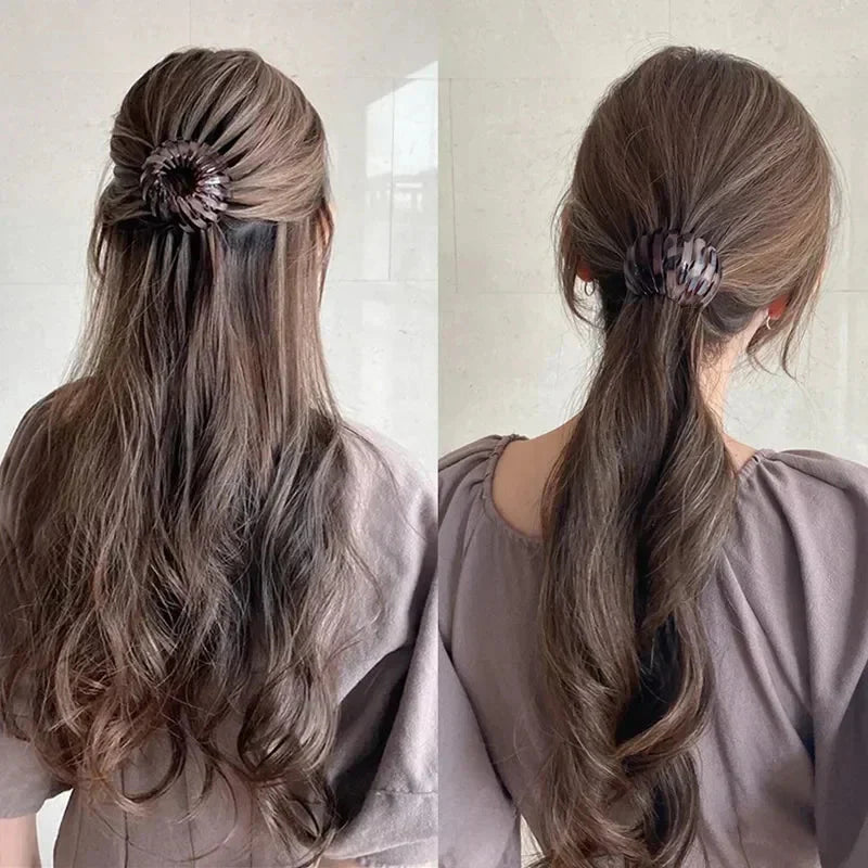 Pure Elegance | Bird Nest Shaped Ponytail Hair Clip – Magic Lazy Braider Hairpin for Women