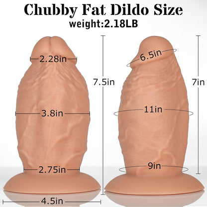 Pure Elegance | EclipseLust 3.8'' Diameter Thick Dildo