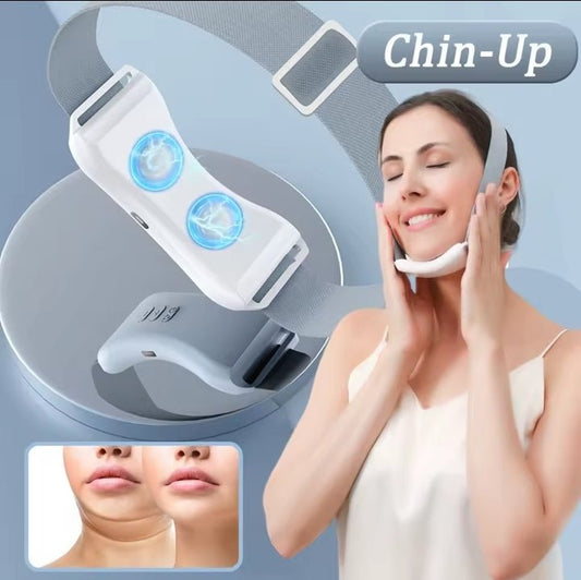 Pure Elegance | EMS V Face Beauty Device Vibration Face Massager Lifter Electric V-Line Face Lifting Belt Removing Double Chin Up Face Shaper